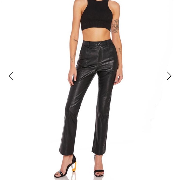 STEELE Pants - NWT STEELE Riley Vegan Leather Pants
